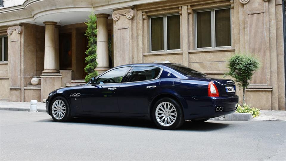 نمای عقب نسل پنجم مازراتی کواتروپورته